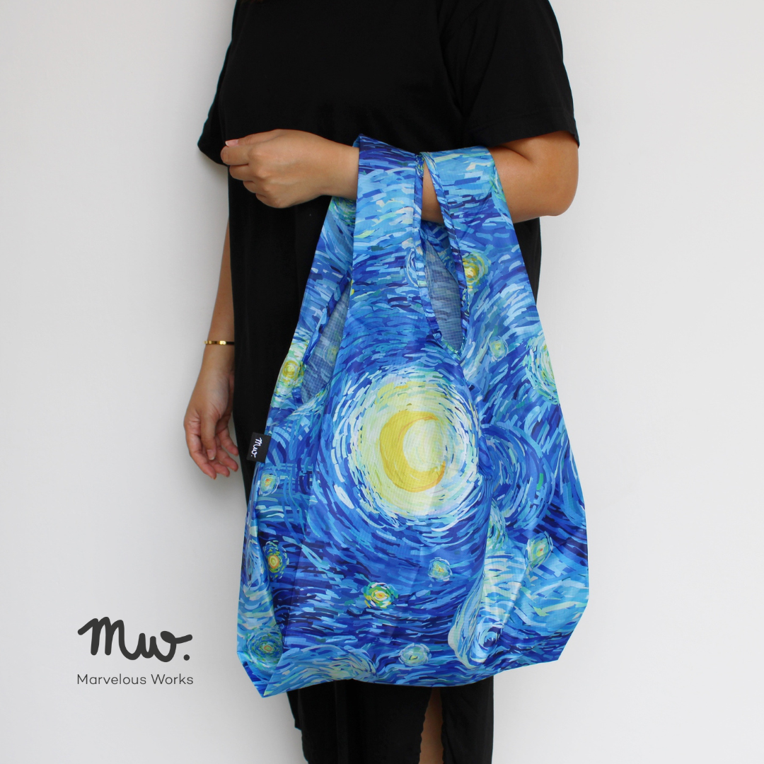 Starry Night Foldable Reusable Eco Bag Marvelous Works SG