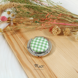 Gingham Sage - Metal Bag Purse Hook Hanger