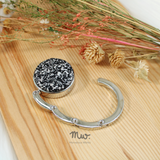 White Noise - Metal Bag Purse Hook Hanger