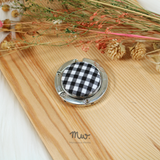 Gingham Black - Metal Bag Purse Hook Hanger
