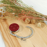 Geometric Stars Red Wine - Metal Bag Purse Hook Hanger