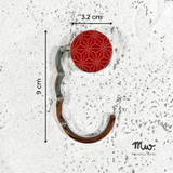 White Noise - Metal Bag Purse Hook Hanger