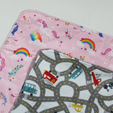 INSTOCK Unicorns Pink - Diaper Changing Mat