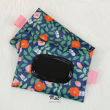 Garden Cats Navy 2.0 - Wet and Dry Tissue Pouch (SMALL)