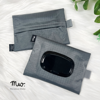 Charcoal Grid 2.0 - Wet and Dry Tissue Pouch (SMALL)