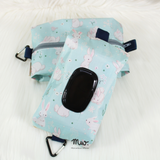 Bunnies Sky - Wet and Dry Tissue Pouch (LARGE)
