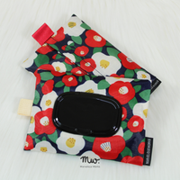 Poppy Navy 2.0 - Wet and Dry Tissue Pouch (SMALL)