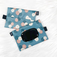Dusty Blue 2.0 - Wet and Dry Tissue Pouch (SMALL)