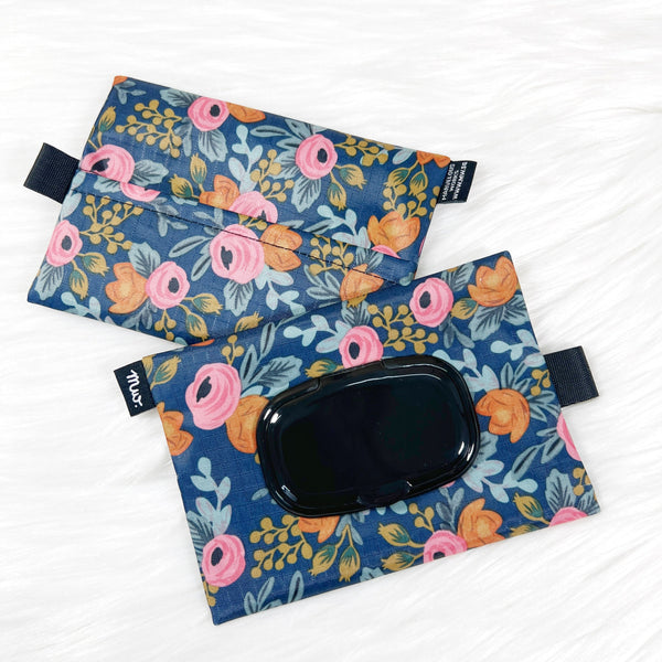 Rosa Navy 2.0 - Wet and Dry Tissue Pouch (SMALL)