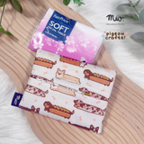 MW X Pigeoncrafts - Long Dogs PVC Minimalist Tissue Pouch