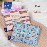 MW X Pigeoncrafts - Long Dogs PVC Minimalist Tissue Pouch