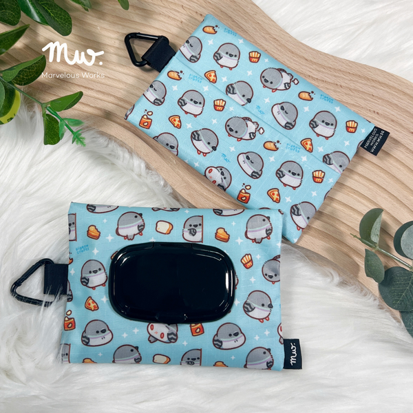 MW X Pigeoncrafts - Pigeon Wet and Dry Tissue Pouch (SMALL)