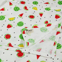 Watermelon White - Swaddle Blanket