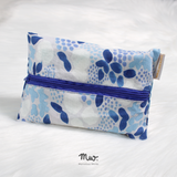Tayuto Blue Florals - Dry Travel Sized Tissue Pack Pouch Holder