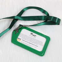 Green - ID Cardholder With Lanyard