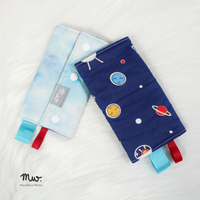 Space / Sky (Standard) - INSTOCK Reversible Straight Drool Pads