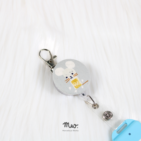 Little Mouse Retractable Badge Reel Only