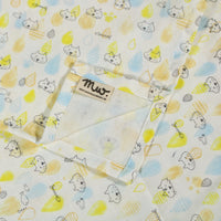 Raindrop Cats Yellow - Swaddle Blanket