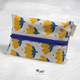 Big Flower Yellow - Dry Travel Sized Tissue Pack Pouch Holder