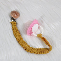 Gamboge - INSTOCK Braided Pacifier Clip