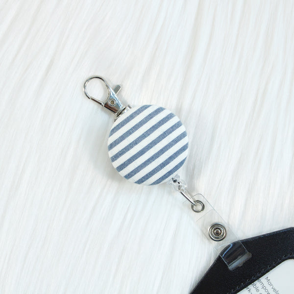 Henry Stripes Retractable Badge Reel Only