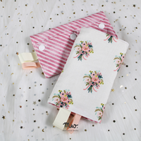 Rifle Paper Co. Bouquet / Stripes - INSTOCK Reversible Straight Drool Pads