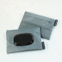 Charcoal Grid - Wet and Dry Tissue Pouch (SMALL)